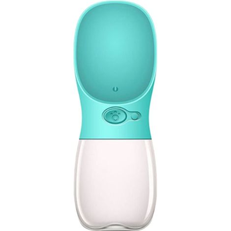 Bouteille d'eau pour chien de voyage Bol à boire portable pour animal de compagnie (350 ml, bleu) (1/4)