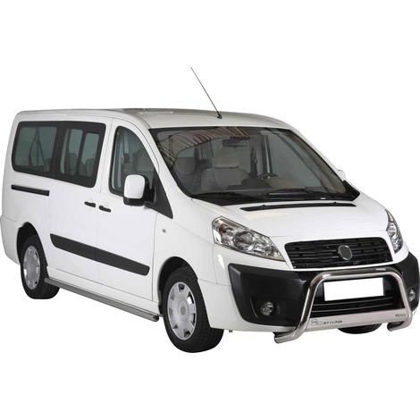 Pare-buffle Avant pour Fiat Scudo 2007-2016 63 mm en Acier Gris (1/5)