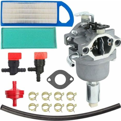 Carburateur compatible Briggs & Stratton 14.5HP – 21HP – Kit de mise au point avec joint et filtre à air – Conduite de carburant (1/5)