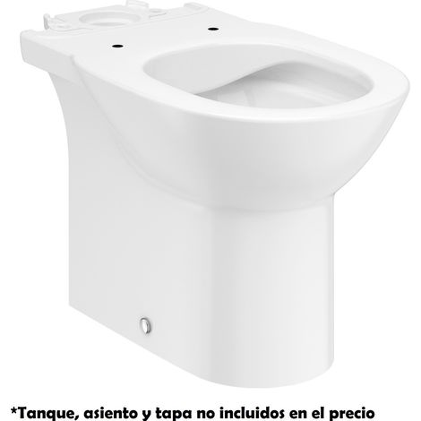 Taza para tanque bajo Rimless salida dual blanco - ROCA (1/4)
