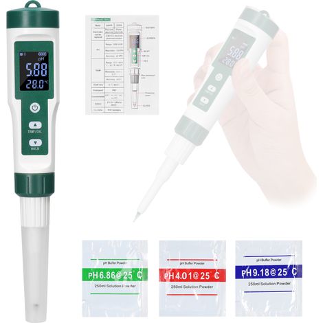 Medidor de pH digital YY-1030 para alimentos infantiles, pasta, queso, cosméticos y suelos. (1/5)