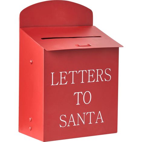 Weihnachtsbriefkasten FORSSA 30 cm Rot