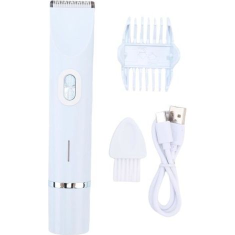 Tondeuse corporelle femme 2-en-1 - - IPX7 étanche - Recharge USB Type-C - Autonomie 70 min - Tête double action (1/5)