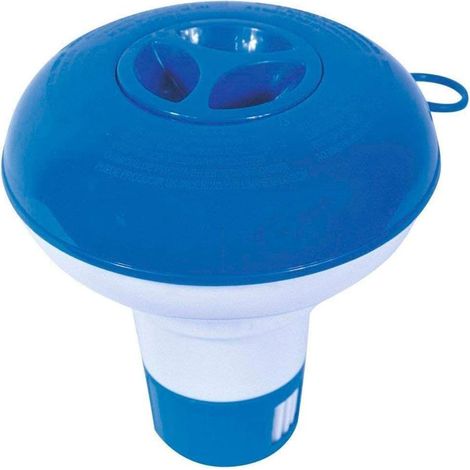 Distributeur flottant, système de dosage flottant automatique pour piscines, dissolvant flottant pour pastilles de chlore (1/2)