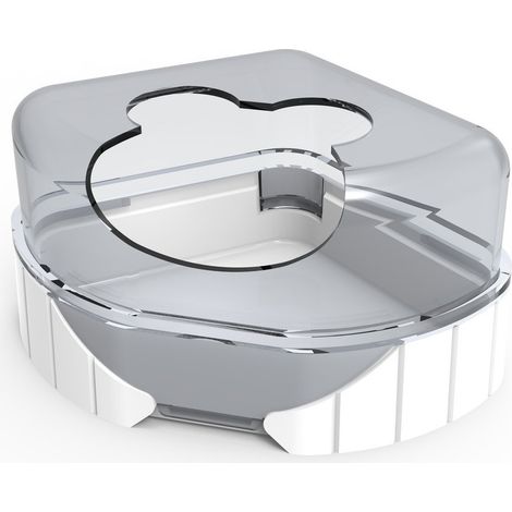 Maison de toilette pour cages Rody3 - ZOLUX - Rodylounge - Pour petits rongeur - Blanc (1/3)