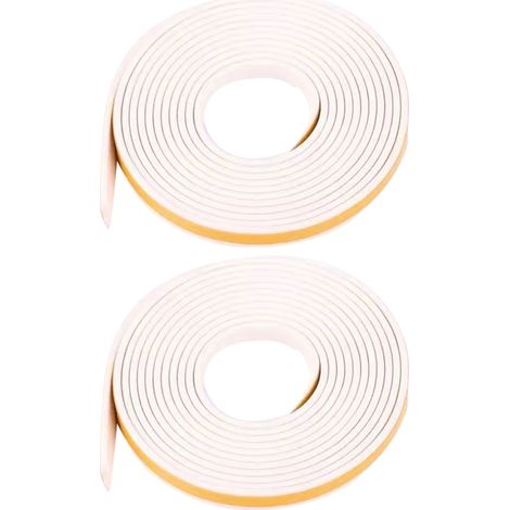 Ruban Adhésif En Mousse Pour Joint D Etanchéité - 2 Rouleaux - 10 mm x 5 m - Polyuréthane Fermé - Température -50 °C À +150 °C (1/5)
