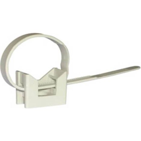 FASCETTA NYLON C/BASE P/TUBI D 16-32 MM  100 PZ