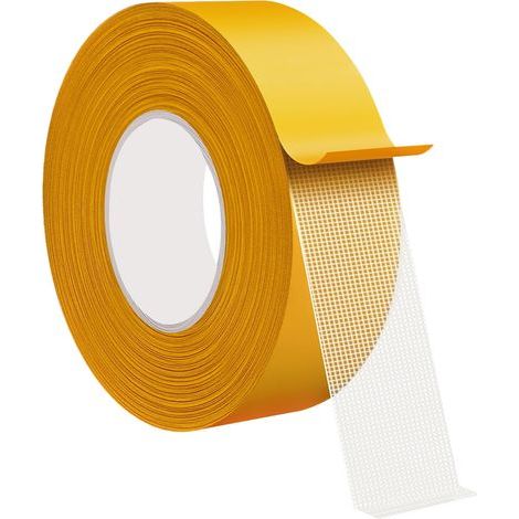 Ruban adhésif double face en maille Qrity (1 pièce), 20 mm x 20 m, adhésif puissant pour moquettes et tapis. (1/5)