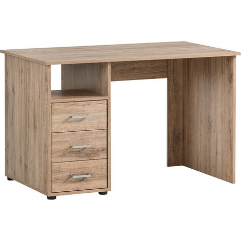 Schreibtisch 116cm, in Eiche NEVERS-80 (1/5)