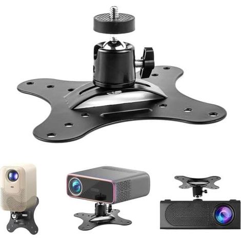Support de plafond universel pour projecteur et moniteur - réglable à 360° et robuste (1/5)
