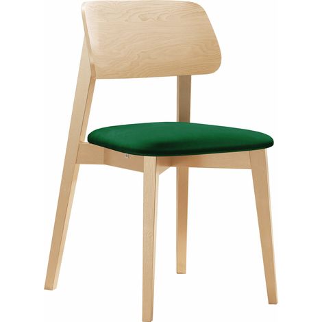 Silla Dearborn 101, Haya, 80x46x49cm, Tapiz, De madera, Madera