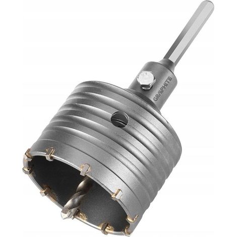 Graphite Kronenbohrer aus Kobalt 80 mm Metall
