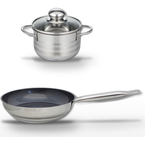 Lot Poêle 28cm Profi Therm Platinum Elo et Faitout 16cm Elo (1/5)