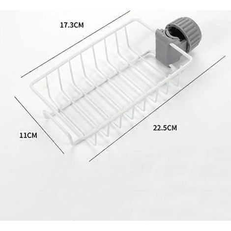 Égouttoir, rangement pour savon, torchon en acier inoxydable, étagère pour éponge en acier, support réglable, panier de cuisine sec, robinet de finition, serviette de piscine