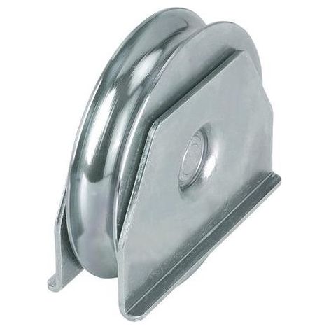 COMBI 415 RUOTA CANCELLI SCORREVOLI 1 CUSCINETTO GOLA TONDA SUPPORTO LATERALE - 140 mm (1/2)