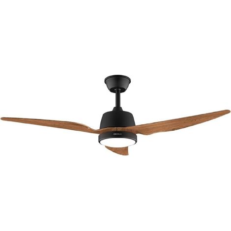 Cecotec Ventilador de Techo con Luz EnergySilence Aero 5250 BlackWood. 62W, Motor de Cobre, 3 Aspas, Diámetro 48", Luz LED 18W (1/5)