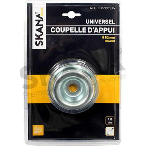 Coupelle D'appui En Acier ø : 82 Mm Pour Débroussailleuses à Dos. Alésage : 14 Mm.