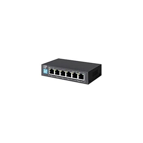 Extralink ex.14831 switch no administrado l2 fast ethernet (10/100) energía sobre ethernet (poe) negro (1/5)