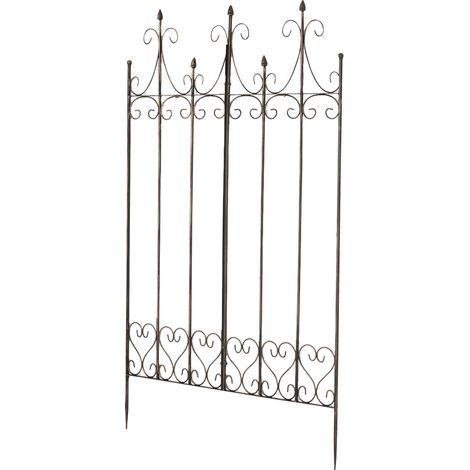 Supporto per traliccio da giardino per piante rampicanti decorazione metallo bronzo 100003880