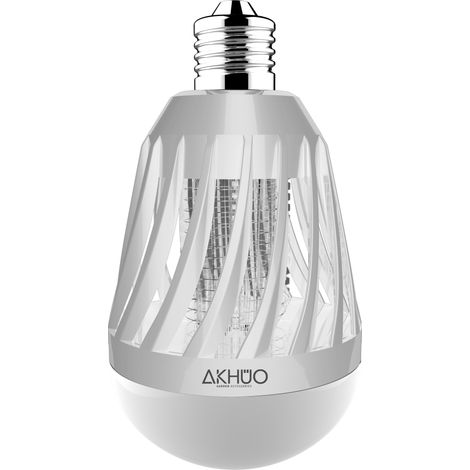 Bombilla LED Estándar E-27 Matainsectos 6W Akhuo (1/2)