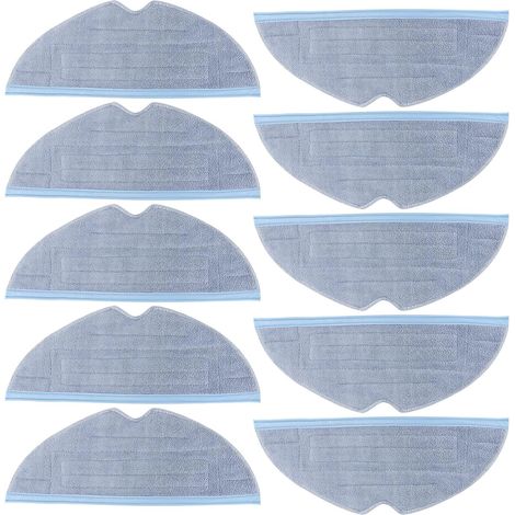 10 Pièces Chiffons de Rechange pour Roborock S8/S8+/S7/S7+/S7 Max V/Plus/Ultra/T7/ T7+/T7S+ Roborock s7 Accessoires Lavable Serpillere Roborock s8 Réutilisable