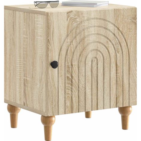 Maison Exclusive - Nachttisch 2 pcs Sonoma-Eiche 43 x 34,5 x 50 c