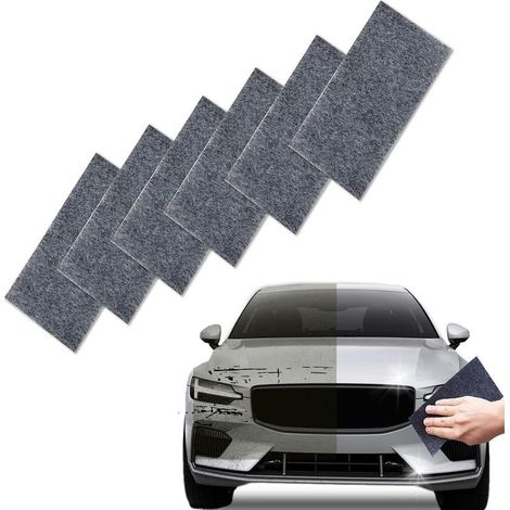 Confezione da 6 panni Nano Sparkle per riparare i graffi dell'auto, panni magici Nano per auto, nuovi (1/5)