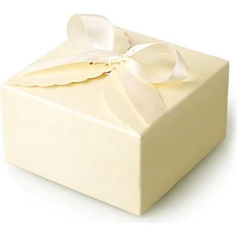Geschenkverpackung mit Schleife 20 Stück 9 x 9 x 5 cm Kleine Schachteln für selbstgemachte Gastgeschenke Geschenke und Süßigkeiten für Hochzeiten (1/5)