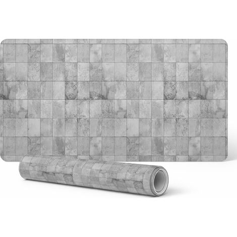Alfombrilla de escritorio para dise帽adores gr谩ficos y dise帽adores, mosaico de piedra, 90x45 cm.
