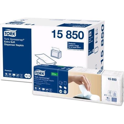 Tork XpressnapÂ® Serviette pour distributeur. extra doux Blanc Colis de 8000 - Essity (Sca)