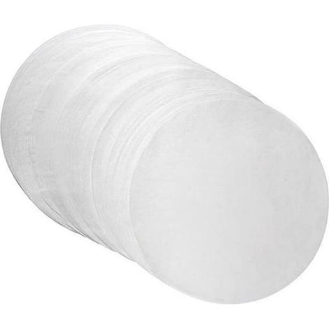 Lot de 500 Feuilles Antiadhésives pour Presse à Burger 4 à 6 Pouces, Papier Ciré de Séparation Rond 5 Pouces (1/5)