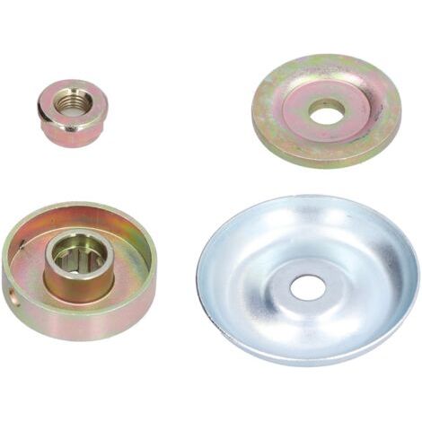 Jeu de 4 Pièces Accessoires de Remplacement pour Tête de Coupe de Tondeuse à Gazon - Rondelles de Butée et Écrous de Verrouillage - (1/5)