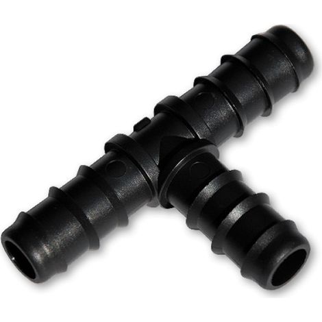 T annelé polypropylène pour tuyau Ø 25  mm  (Lot de 5)