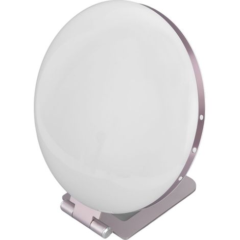 Lampe de photothérapie LED ronde avec base pliable, 3 modes de température de couleur, prise américaine 100-240 V. (1/5)