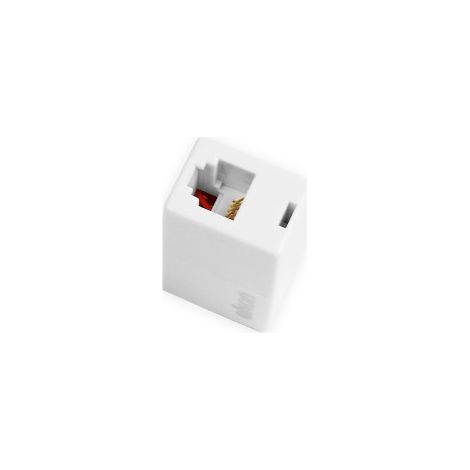 Ekon ECTELFIX2RJ11F6P4C changeur de genre de câble RJ11 Blanc
