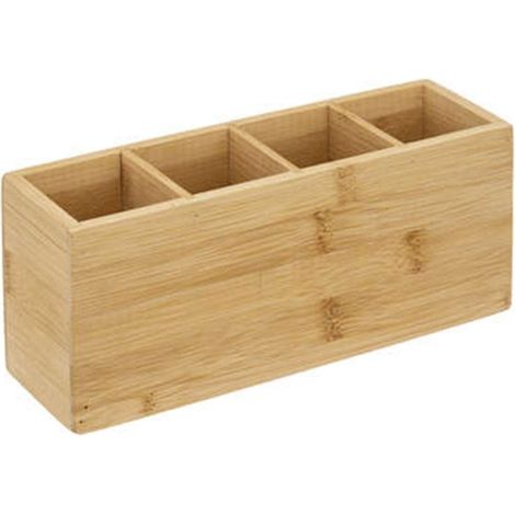 Organiseur 4 Compartiments "Natureo" 22cm Naturel