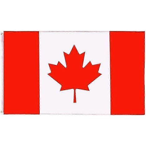 Drapeau canadien premium 25-26 150x90cm à manchon pour bateau, voiture ou jardin (1/5)