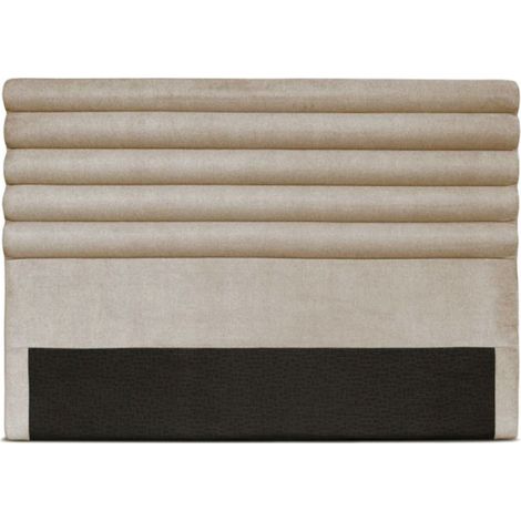 Tête de Lit Design "Bombé" 160cm Beige (1/5)