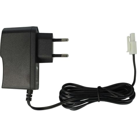 vhbw Cargadorpara baterías CR con conexión Tamiya, baterías para modelos CR - 200 cm 6 V / 0,25 A