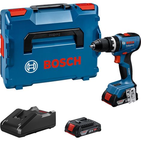 Perceuse-visseuse sans fil 18V System (moteur sans balais, 2 batteries 18V 2.0Ah incl., chargeur 18V-20) (1/5)