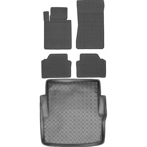 Juego de alfombrillas de goma para coche y alfombrilla para maletero para BMW Serie 3 F30 Sedán (2012-2018). (1/5)