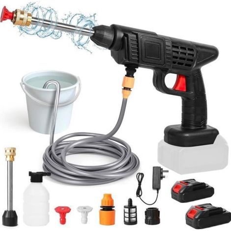 Nettoyeur Haute Pression - - Modèle Portable 24V - 240 L/h - 200W - Accessoires Inclus (1/4)