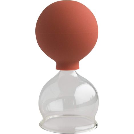 Ventouse en verre avec poire en caoutchouc 50 mm (1/5)