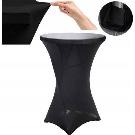 TOVAGLIA ELASTICA BIANCA PER TAVOLO DA COCKTAIL Fi80 h:110cm