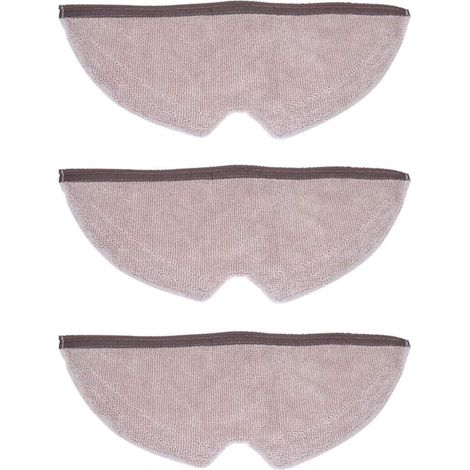 Lot de 3 serpillères de rechange de qualité supérieure compatibles avec Xiaomi MI Robot 2 Roborock S50 et Xiaowa I Xiaomi chiffons en microfibre pour robot aspirateur I Accessoires (1/4)