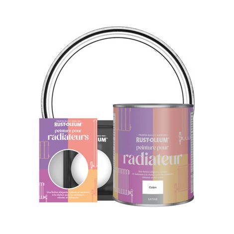 Peinture pour Radiateur, Finition Satinée - Coton (1/3)