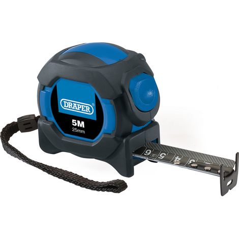 Draper Auto Lock Measuring Tape, 5 meters (16 feet), 25mm Width, Model 04751 (1/5)