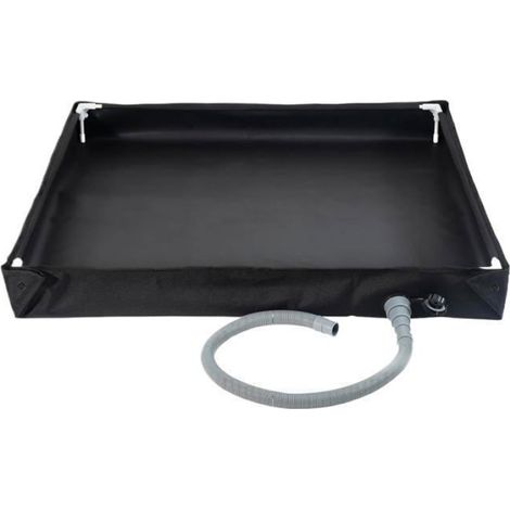 1 Bac de douche portable, pliable, avec système de drainage, antidérapant, pour camping, randonnée, voyage (1/5)