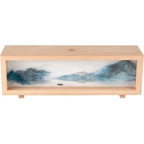 Luz nocturna LED decorativa para oficina, iluminación USB, pintura, decoración de mesita de noche, A
