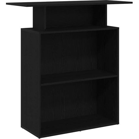 Maison Exclusive - Empfangstresen Schwarz 100 x 40 x 104 cm Holzw